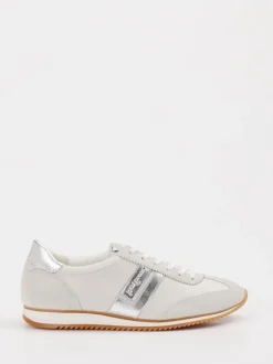 Paul Green – Sneaker aus Leder mit Metallic-Details