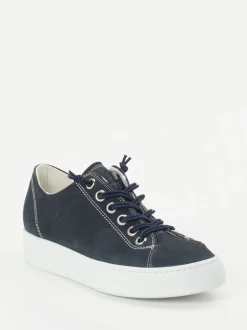 Paul Green – Sneaker aus Nubukleder in Dunkelblau