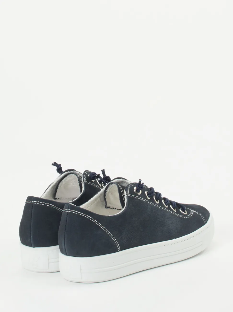 Paul Green – Sneaker aus Nubukleder in Dunkelblau