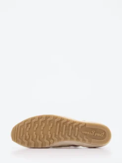 Paul Green – Sneaker aus Veloursleder cremebeige