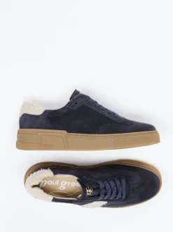 Paul Green – Sneaker aus Veloursleder mit Teddyfutter