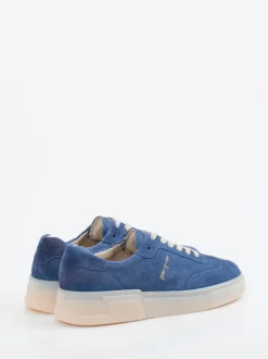 Paul Green – Sneaker aus Veloursleder jeansblau