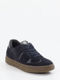 Paul Green – Sneaker aus Veloursleder Dunkelblau
