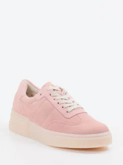 Paul Green – Sneaker aus Veloursleder Altrosa
