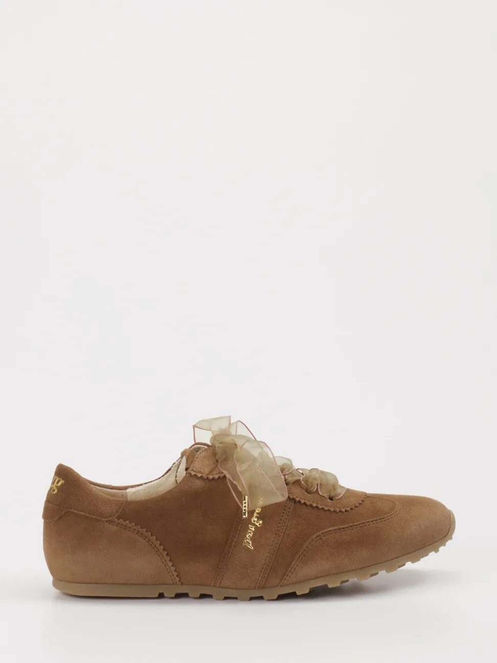 Paul Green – Sneaker aus Veloursleder in Braun
