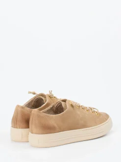 Paul Green – Sneaker aus Veloursleder Sandbeige