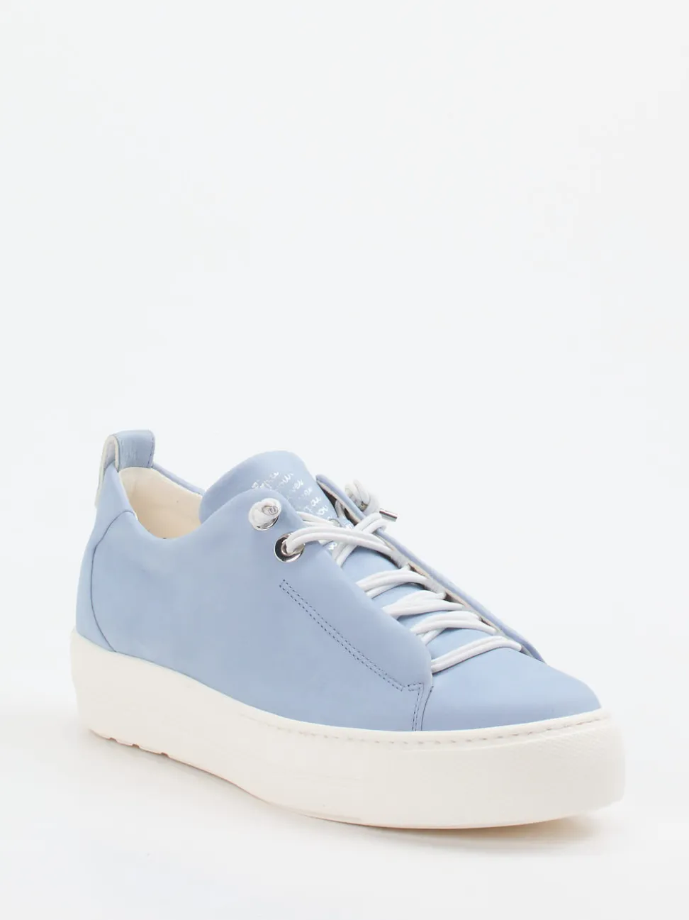 Paul Green – Sneaker aus Veloursleder Pastellblau