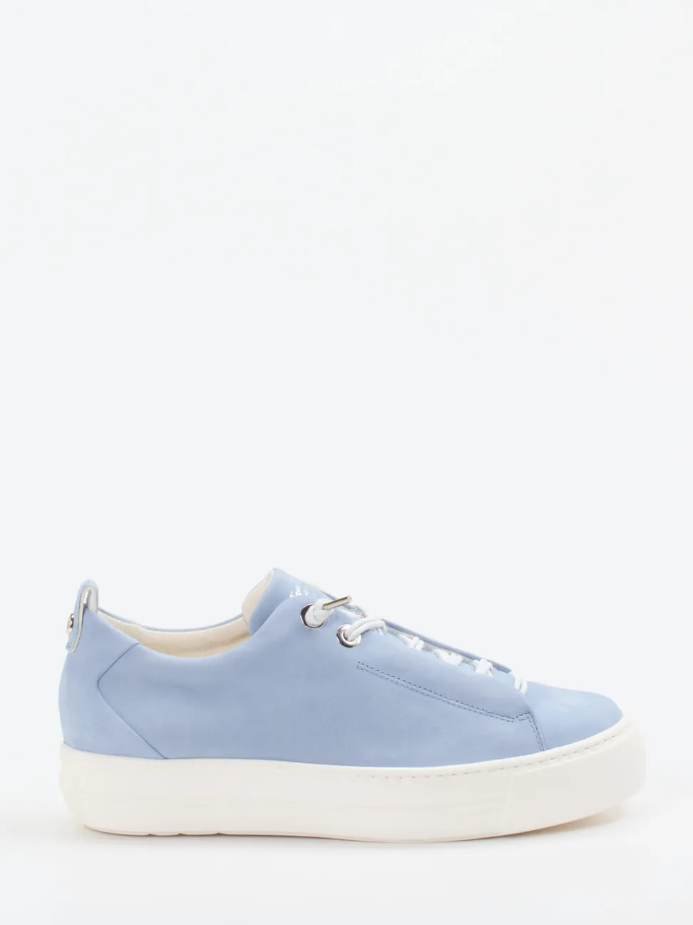 Paul Green – Sneaker aus Veloursleder Pastellblau