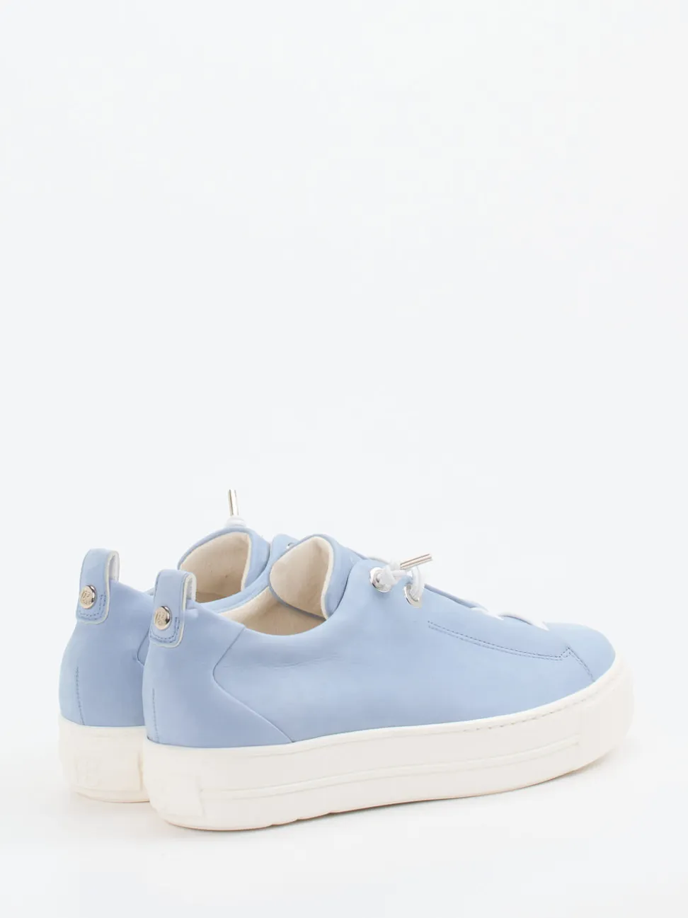 Paul Green – Sneaker aus Veloursleder Pastellblau