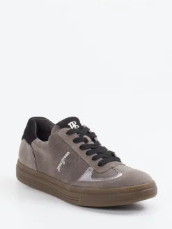 Paul Green – Sneaker aus Veloursleder in Taupe