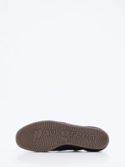 Paul Green – Sneaker aus Velour- und Glattleder dunkelblau