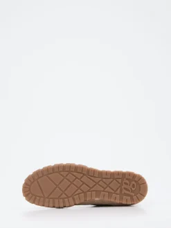 Paul Green – Sneaker aus Veloursleder in Beigebraun