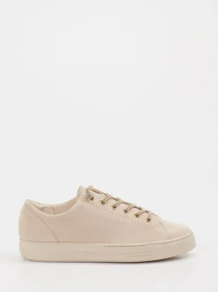 Paul Green – Sneaker aus Veloursleder beige