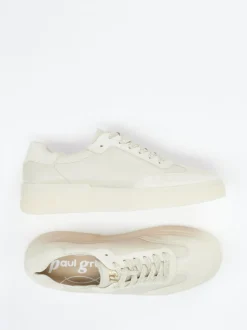 Paul Green – Sneaker aus Veloursleder beige