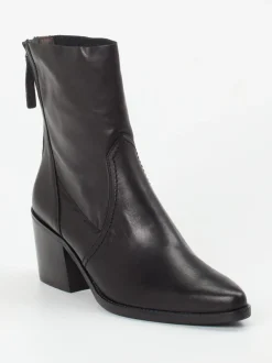 Paul Green – Stiefelette aus Kalbleder in Schwarz