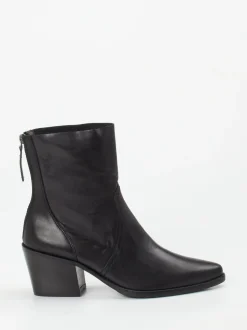 Paul Green – Stiefelette aus Kalbleder in Schwarz