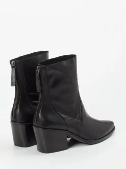 Paul Green – Stiefelette aus Kalbleder in Schwarz