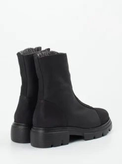 Paul Green – Stiefelette aus Nubukleder Schwarz