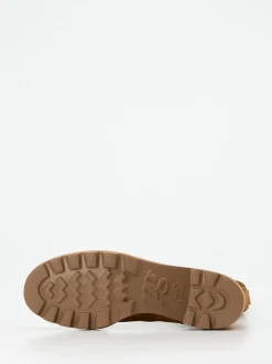 Paul Green – Stiefelette aus Veloursleder cognacbraun