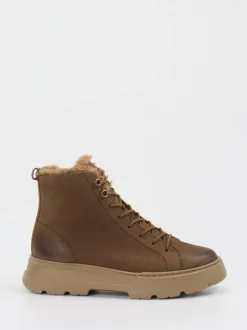 Paul Green – Stiefeletten aus Nubukleder braun