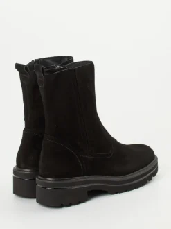 Paul Green – Stiefeletten aus Veloursleder schwarz