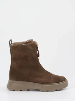 Paul Green – Stiefeletten aus Veloursleder braun