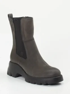 Paul Green – Stiefeletten aus Nubukleder grau