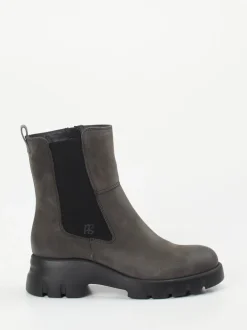 Paul Green – Stiefeletten aus Nubukleder grau
