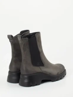 Paul Green – Stiefeletten aus Nubukleder grau