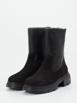 Paul Green – Winterstiefel aus Nubukleder Schwarz