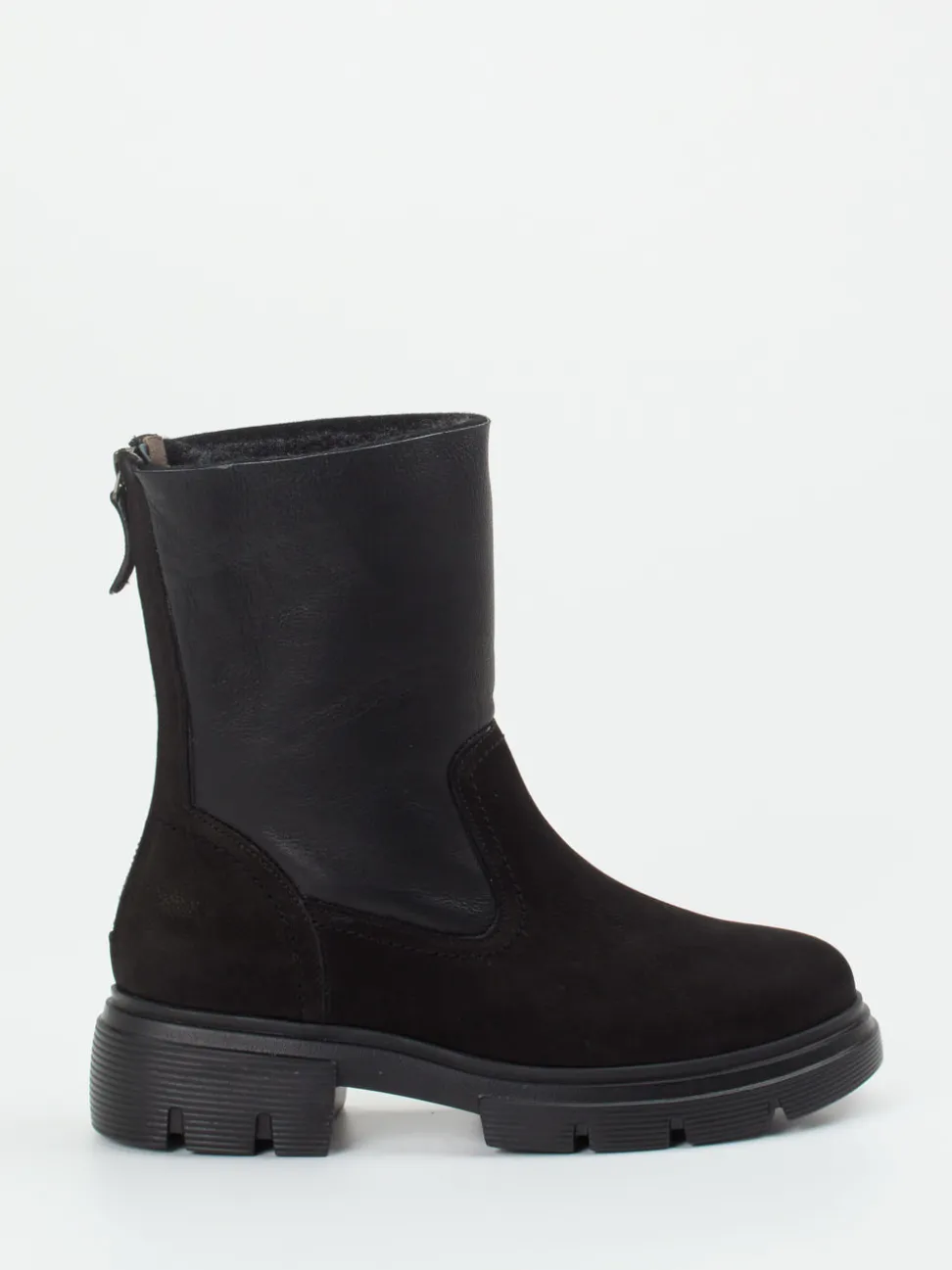 Paul Green – Winterstiefel aus Nubukleder Schwarz