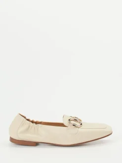 Pedro Miralles – Loafer aus Kalbleder in Beige