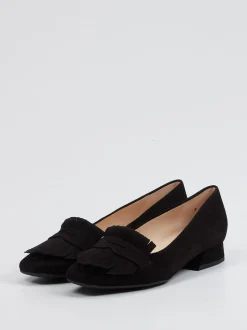 Peter Kaiser – Loafer aus Veloursleder Schwarz