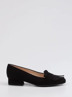 Peter Kaiser – Loafer aus Veloursleder Schwarz