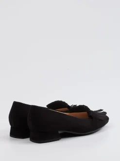 Peter Kaiser – Loafer aus Veloursleder Schwarz