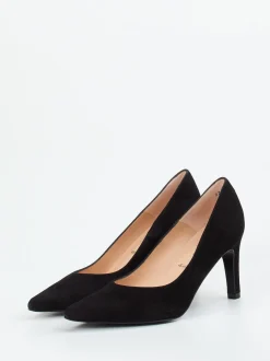 Peter Kaiser – Pumps aus Veloursleder schwarz