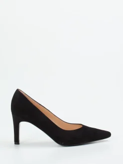 Peter Kaiser – Pumps aus Veloursleder schwarz