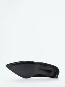 Peter Kaiser – Pumps aus Veloursleder schwarz
