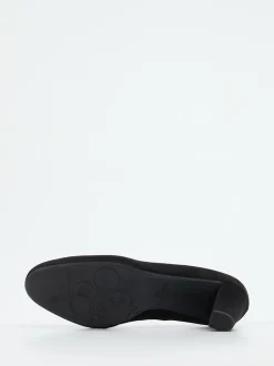 Peter Kaiser – Pumps aus Veloursleder schwarz