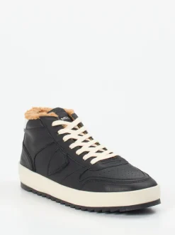 Philippe Model – High-Top Sneaker aus Kalbleder schwarz