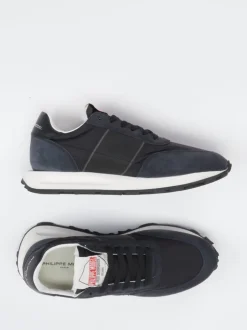 Philippe Model – Retro-Sneaker aus Veloursleder und Nylon