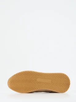 Philippe Model – Sneaker aus Veloursleder Beige Gold