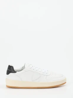 Philippe Model – Sneaker aus Kalbleder in Weiß
