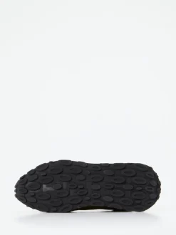 Philippe Model – Sneaker aus Veloursleder olivgrün
