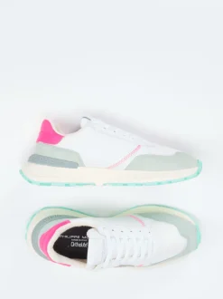 Philippe Model – Sneaker aus Veloursleder in Multicolor