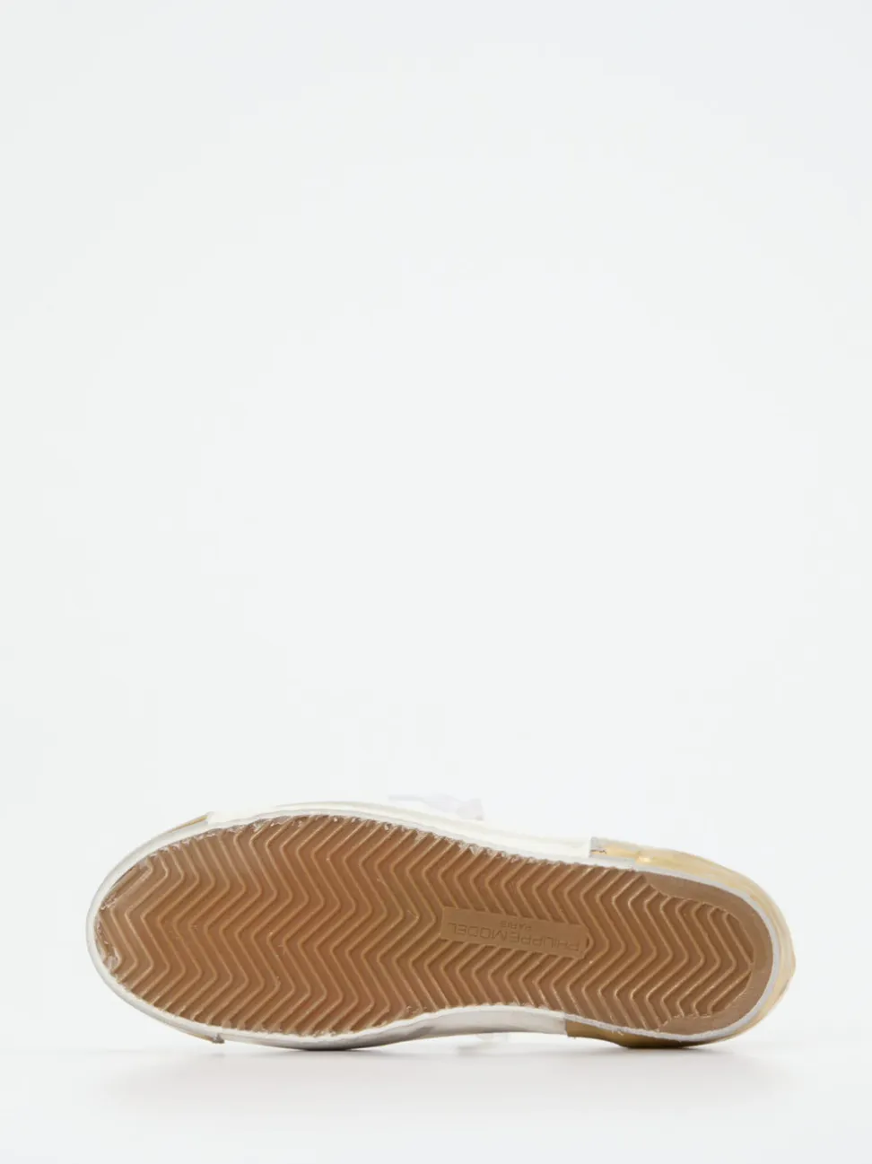 Philippe Model – Sneaker aus Metallicleder mit Glitzer
