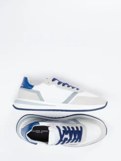 Philippe Model – Sneaker aus Veloursleder in Weiß