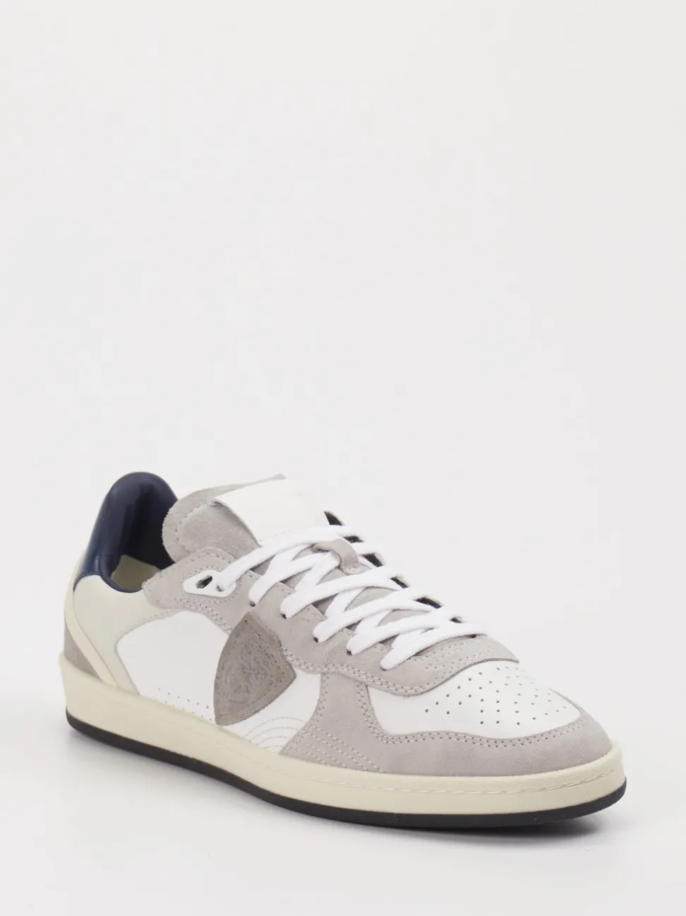 Philippe Model – Sneaker aus Veloursleder grau