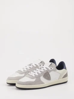 Philippe Model – Sneaker aus Veloursleder grau