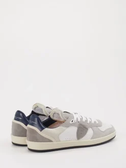 Philippe Model – Sneaker aus Veloursleder grau